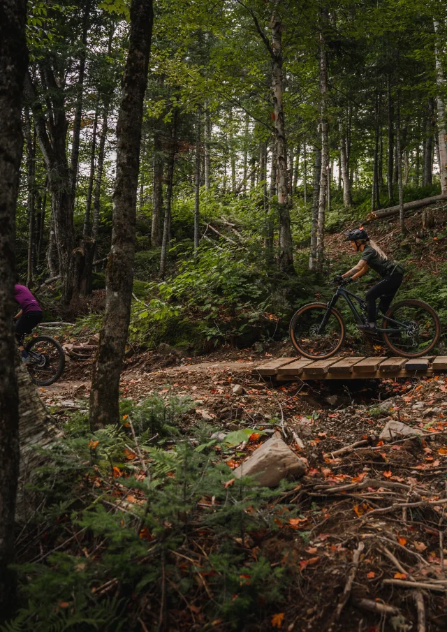 Vélo de montagne aux Sentiers du Mont-Orignal à Lac-Etchemin