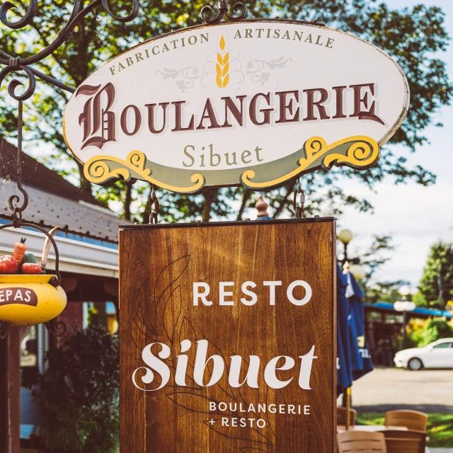 Façade de la Boulangerie Sibuet à Saint-Jean-Port-Joli