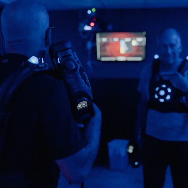 TCA team on an outing to Laser Game Évolution in Lévis