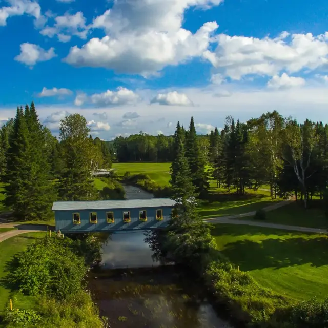 Vue aérienne du Club Golf St-Pamphile