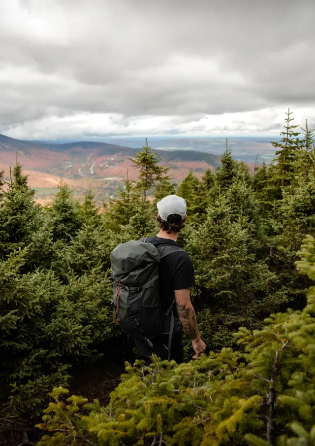 Randonnée au Parc du Massif du Sud de Saint-Philémon