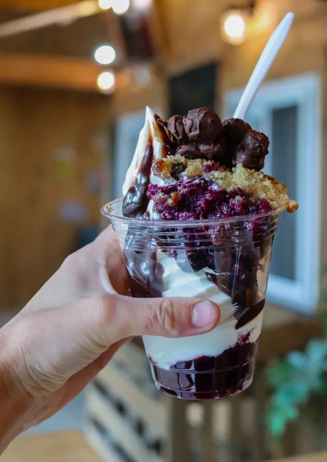 Le Choco-bleuet de la Fruitière Laliberté à Saint-Lambert-de-Lauzon