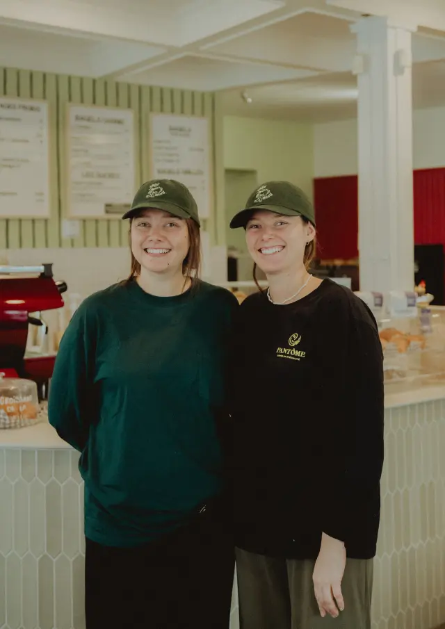 Les propriétaires du Café Blou à Lévis