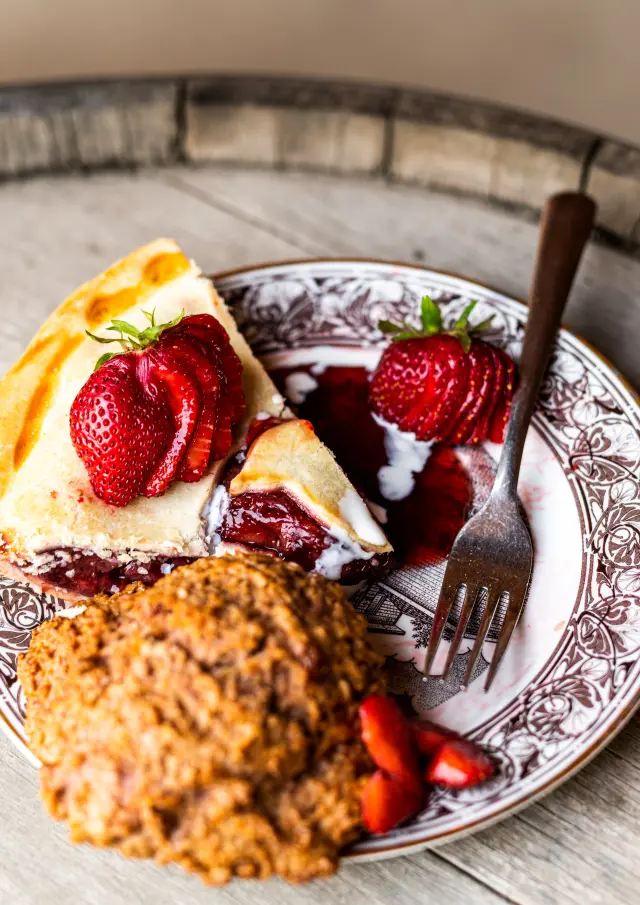 Tarte aux Fraises à la Ferme Genest à Saint-Nicolas