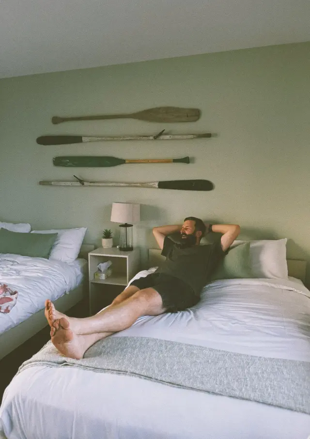 Relaxer dans une chambre au La Plage Motel, La Plage Motel | Berthier-sur-mer