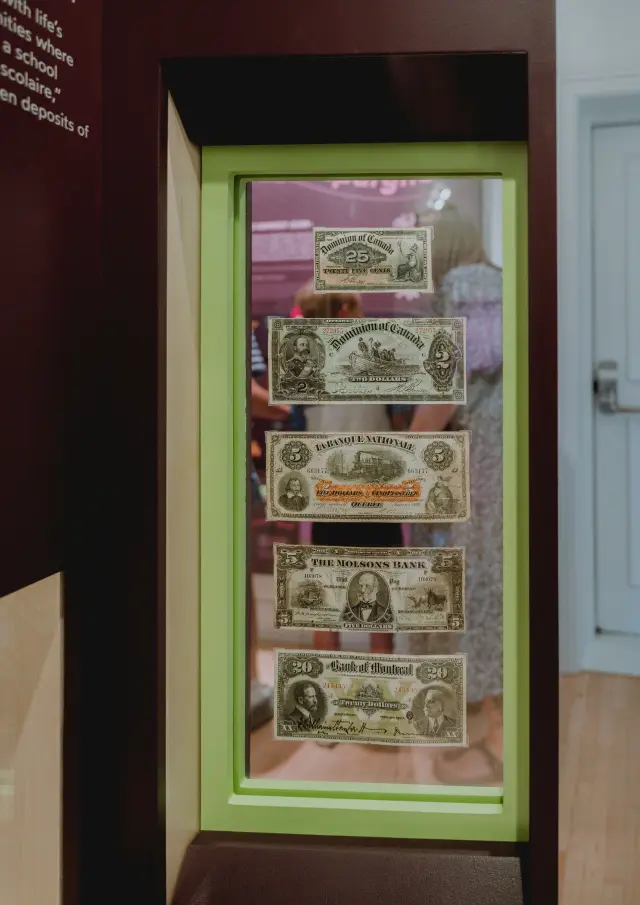 Collection de billets de banque, Maison Alphonse-Desjardins | Lévis
