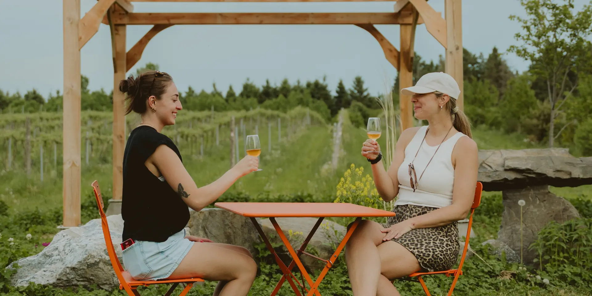 Apéro dans les champs au Domaine des Feux Follets | Berthier-sur-Mer