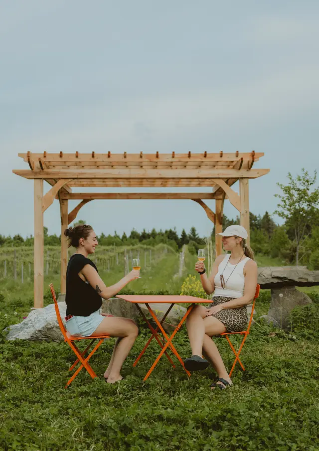 Apéro dans les champs au Domaine des Feux Follets | Berthier-sur-Mer