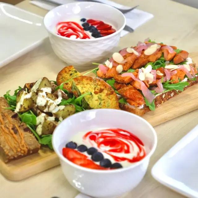 Plat savoureux du restaurant Juste du Vrai Bistro Santé à Thetford Mines