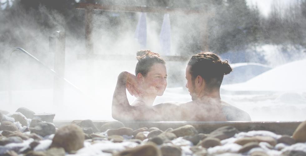 Appalaches - Spa - Couple - Hiver