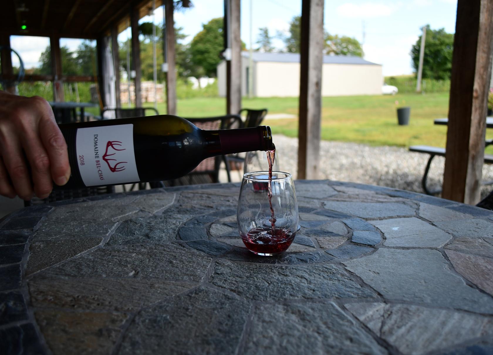 Route des vins et alcools - Vignoble Domaine Bel-Chas - service du vin
