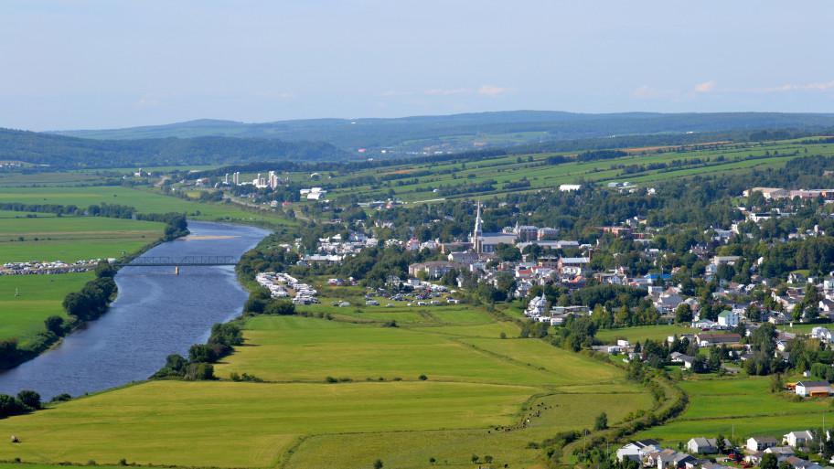 photo aérienne de la Ville (septembre 2013)